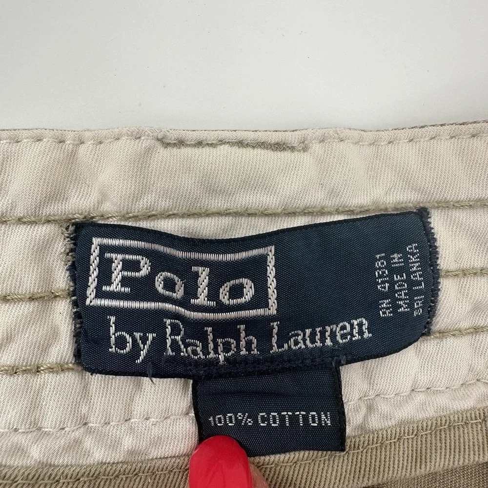 Vintage Polo Ralph Lauren Paratrooper Cargo Shorts Men's 42 T Military Big Tall